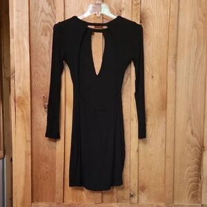 Lulu's Chic Black Long Sleeve Dress